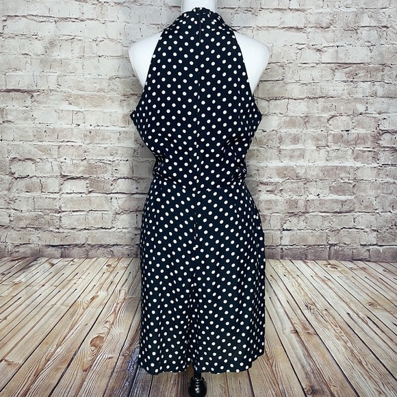 Retro Style Pinup Swing Dance Polka Dot Romper - Picture 2 of 6